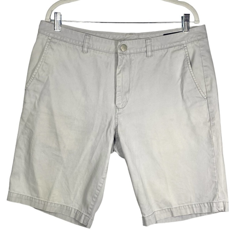 Bonobos Light Gray Chino Khaki 10” Shorts size 35 36